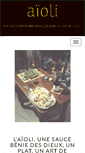 Mobile Screenshot of aioli.fr